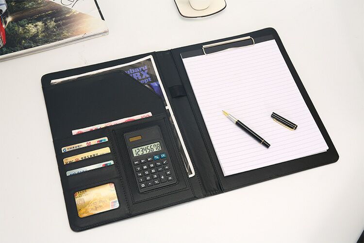 A4皮質文件夾商務辦公用品資料夾批發(fā)4s店銷售簽約本多功能經(jīng)理夾